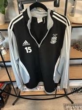 Soccer Long Sleeve Goalie Shirt Black And Gray Men’s Medium Adidas