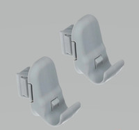 Mazda Original Set Grau Sonnenblenden Clip×2 FüR Mazda 3 5 6 CX-7 CX-9