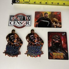2000 WWF WWE VENDING MACHINE STICKERS LOT OF 5 Dudley Boyz, Kane, Mick Foley