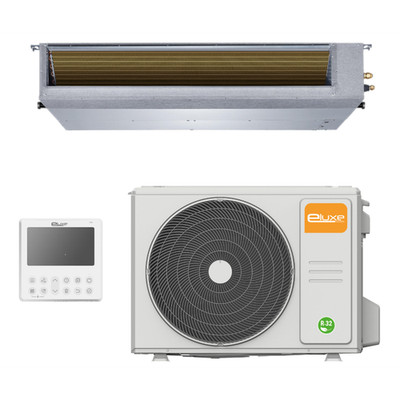 36000BTU Kanalgerät Klimaanlage ELUXE D036OPL Inverter mit Wärmepumpe 36000BTU
