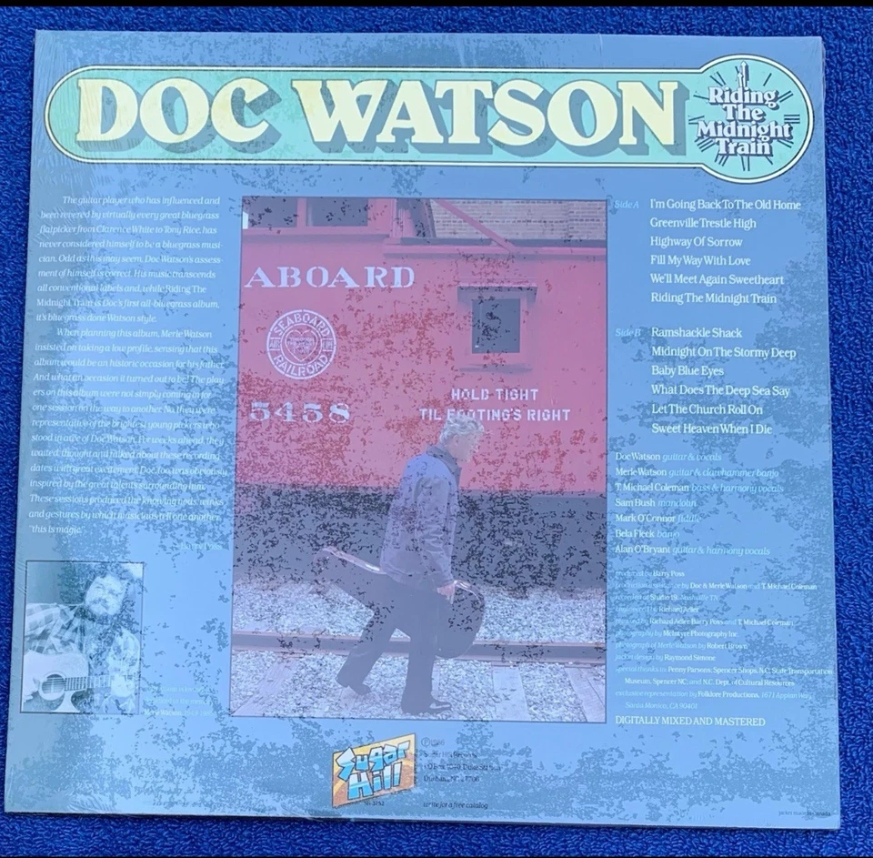 Doc Watson Vinyl/ Bluegrass/ Folk/ Sealed Vinyl - Image 2 of 2