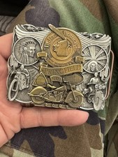 Indian Motorcycle Motocycle Scout Chief / Biker 2001, Belt Buckle 258/3000