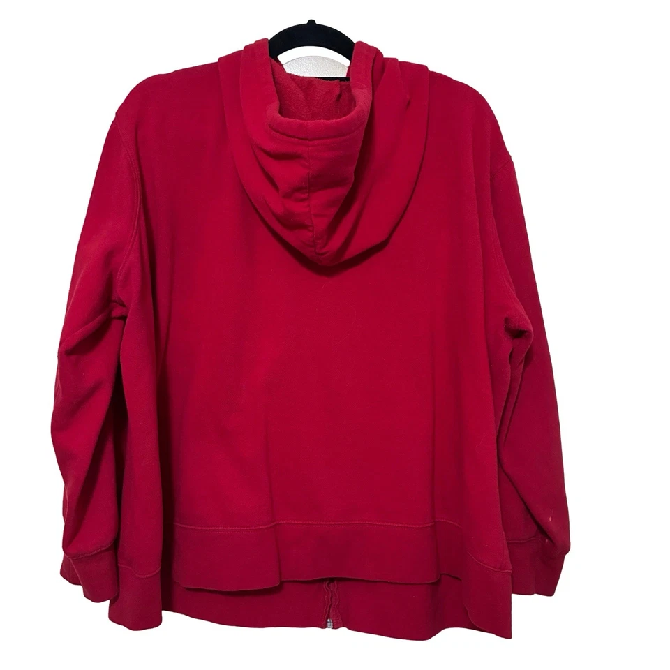 Vintage Disney Chip N’ Dale Full Zip Hooded Sweatshirt Women’s 3X Totally Nuts - Image 2 of 4