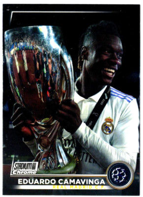 2023 Topps Stadium Chrome Eduardo Camavinga No. 67 Real Madrid