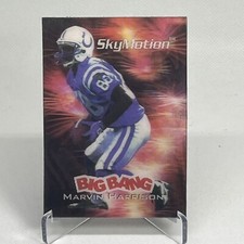 1996 SkyBox SkyMotion Big Bang Colts Football Card #6 Marvin Harrison RC Rookie 