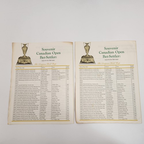 Canadian Golf Review Magazine 1965 1966 Seagram Gold Cup Open Jack Nicklaus - Picture 13 of 21