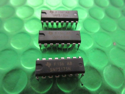 5 x SN75175N Texas Instruments IC, ***5 CHIPS PRO VERKAUF*** Nur 79p pro Chip!!