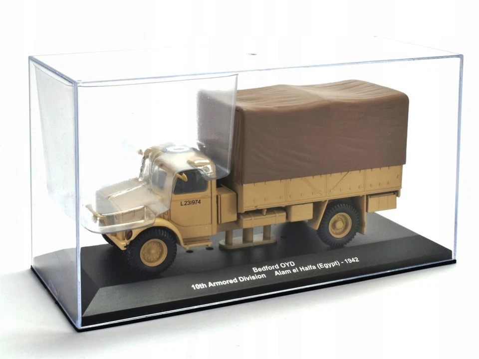 Eaglemoss 1/43 Bedford OY 3 Ton Truck RAF 10th Armored Divison Egypt 42 EMW2-22 - Image 2 of 4