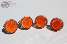 Amber License Fastener Body Panel Tailgate Reflectors Hot Rod Motorcycle Truck
