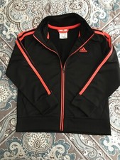 Adidas Youth Full Zip Warm Up Jacket Size 5