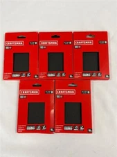 ^ Lot of 5 Craftsman 10 pc 1/4 Sheet Sandpaper 180 Grit Very Fine CMXZXGA9153