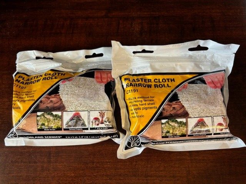 Woodland Scenics C1191 Plaster Cloth (Mod Roc) – Narrow Roll, 5 Sq Ft For Model Terrain & Crafts