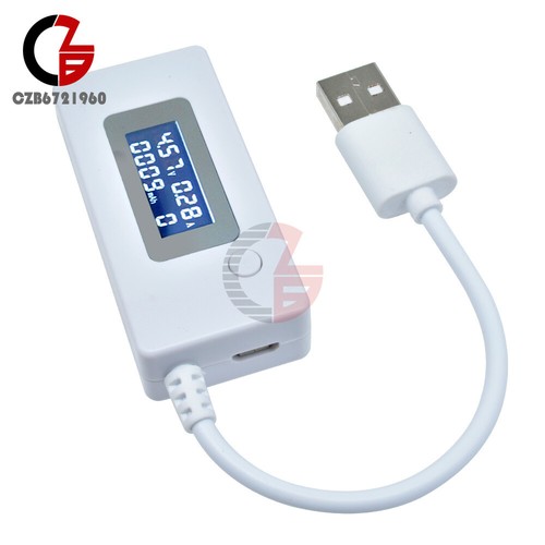 LCD USB Charger Doctor Tester Battery Capacity Voltage Current Meter Detector - 第 2/11 張圖片