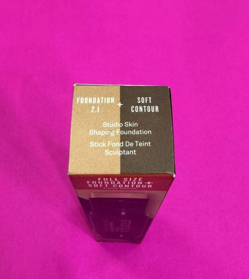 Smashbox Studio Skin Shaping Foundation + Soft Contour SHADE 2.1 NEW IN BOX - Image 2 of 4