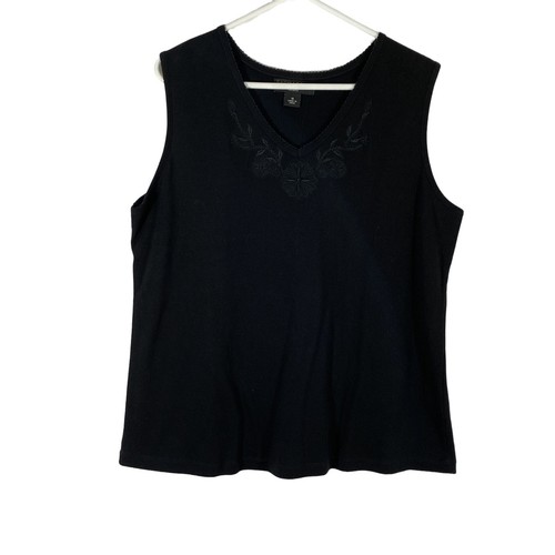 Haut Femme Sag Harbor Taille L En Coton/polyester Rayé Bleu - Occasion Très Bon état
