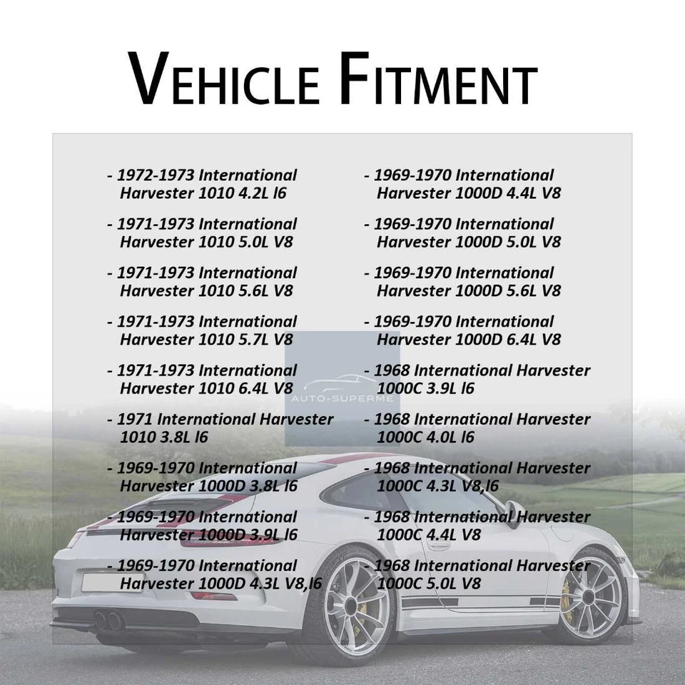 Línea de manguera de freno trasero 2x para International Harvester D1000 5,0 L 1965 Foto 2 de 4