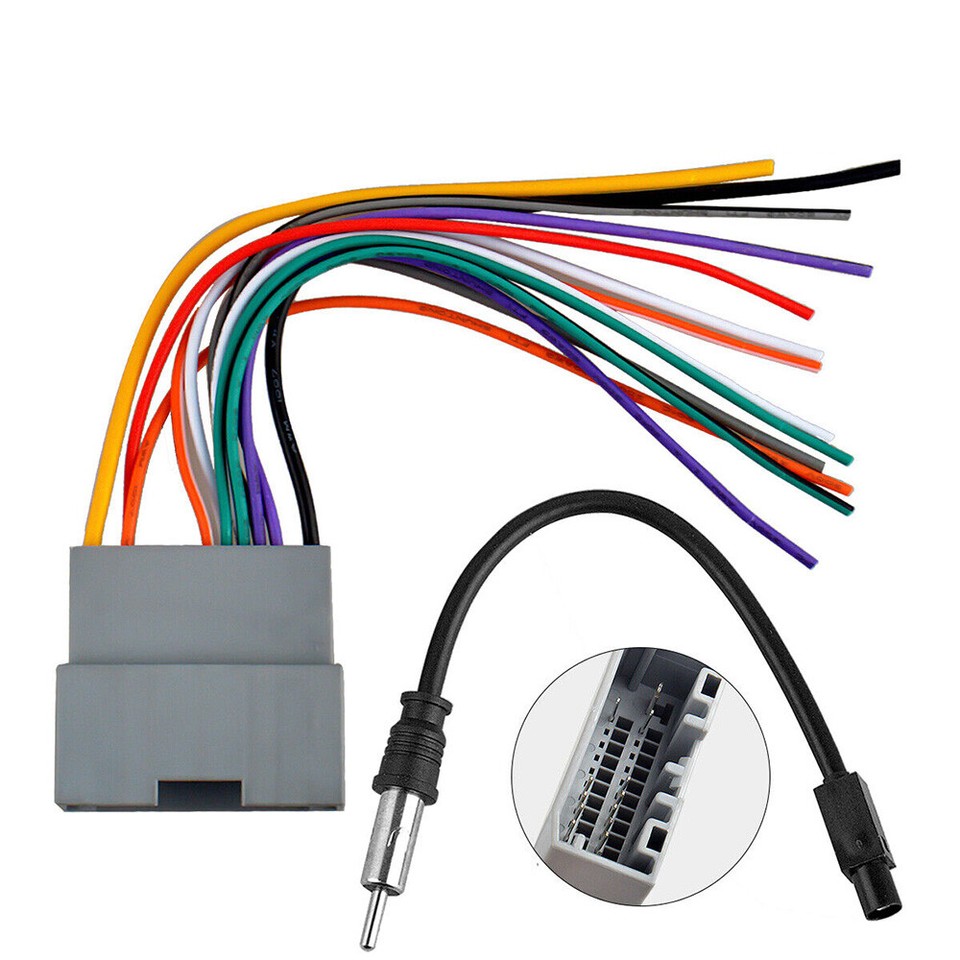 Kit D'adaptation Autoradio Pour Jeep / Dodge Wrangler - Faisceau + Antenne - 2 Pièces