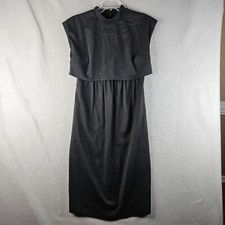 asos Maternity Dress Womens Size 4 Black Modern Sleek Chic Minimal Futuristic