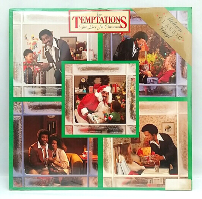 LP) The Temptations ‎– Give Love At Christmas, Brand New, US Press