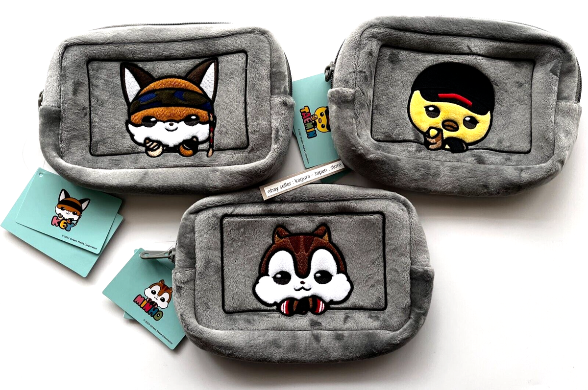 SHINee MINHO KEY TAEMIN ANIMAL COORDY Card Keychain Pouch Plush