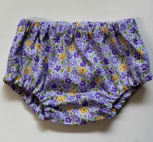 Culotte Bloomer Bebe Imprime Fleurs Fait Main Taille 12 18 Mois Ebay