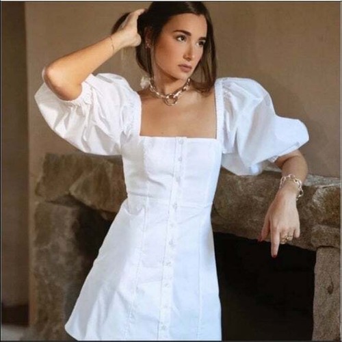 Danielle Bernstein Puff Sleeve Mini 