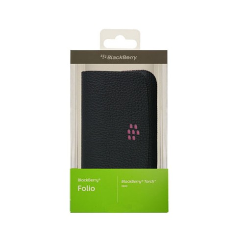 Étui Portefeuille En Cuir Noir Pour BlackBerry Z30 - Modèle Original BlackBerry ACC-57201-001