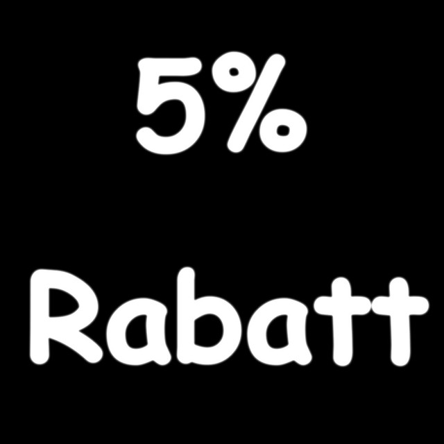 Mehr als 5 % Rabatt