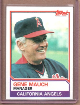 1983 TOPPS GENE MAUCH   #276  (NM/MT OR BETTER) CREASE FREE