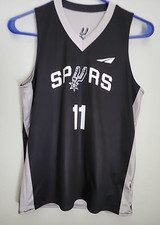 SAN ANTONIO SPURS NBA Youth League Black/Gray Reversible 11 Jersey Size Medium