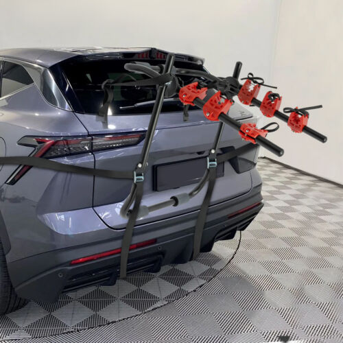 For Car Trunk Mount 3 Bicycle Carrier Sedan Hatchback Minivan SUV Bike Rack