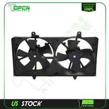 Radiator Condenser Cooling Fan Assembly For 02-06 04-08 Nissan Altima Maxima