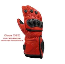 *Limited Edition* RAVEN Moto Trauma Gloves CODE RED SIZE M