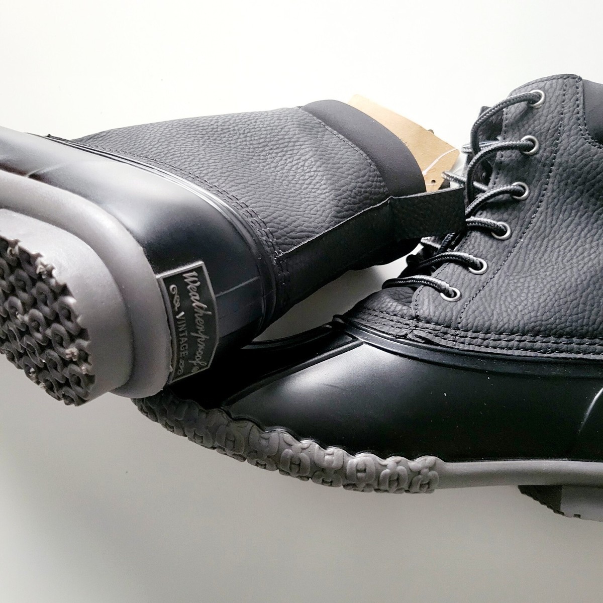 Weatherproof Vintage Duck Boots Men Size 8 Black New All-Weather Thermolite Weatherproof Vintage Men main image 2