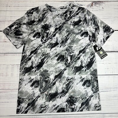 Men Russell Dri Power 360 Training Fit Fresh Force Gray Tee Shirt Sz S  34-36 NWT