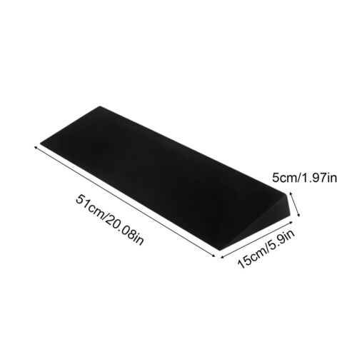 Squat Wedge Block großer einteiliger Kniebeuge Keilbraun für die Knie Ferse Ei - Bild 2 von 11