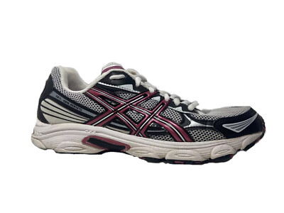 ASICS GEL GALAXY Womens Sneaker 8.5 BLK/WHT/BERRY