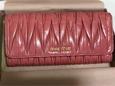 小物 Miu Miu Matelasse Jeweled Long Wallet s-l400.jpg