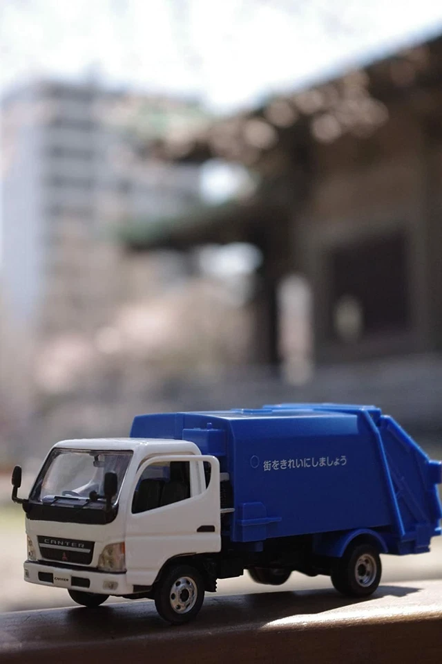 Camión de basura Diamond Pet DK-5106 escala 1/43 Mitsubishi Fuso Canter (Japón Foto 4 de 4