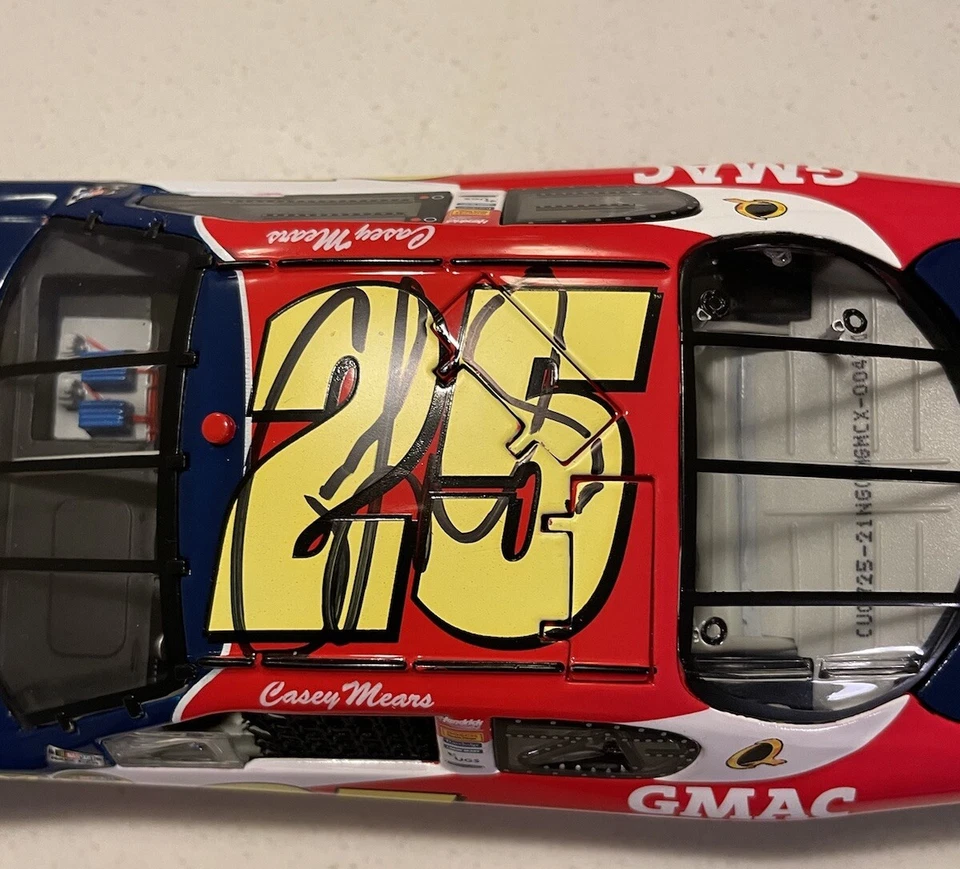 #25 Casey Mears AUTOGRAPHED National Guard 2007 Monte Carlo 1:24 SCALE - Image 4 of 4