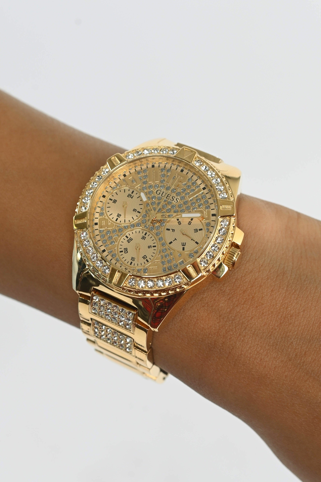 GUESS W1156L2 Gold Women's Frontier Wristwatch for sale online | eBay