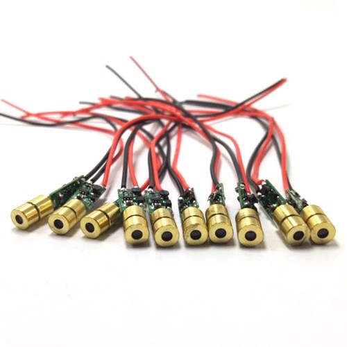 10pcs 515nm 520nm 5mw 3.5V green dot mini Laser diode module 7mm x 11.5mm - Picture 3 of 11