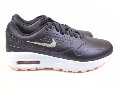 Nike Air Max 1 Spikeless Golf Shoes Metallic Purple Womens 8.5