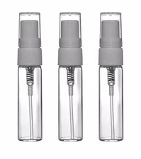 Travel Perfume/Cologne Atomizer, Empty Glass Bottle Fine Mist Sprayer 4ml 1/8 oz