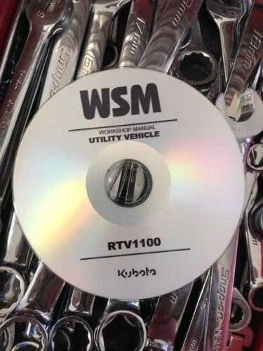KUBOTA RTV1100 RTV 1100C CW SERVICE REPAIR MECHANIC SHOP MANUAL CD