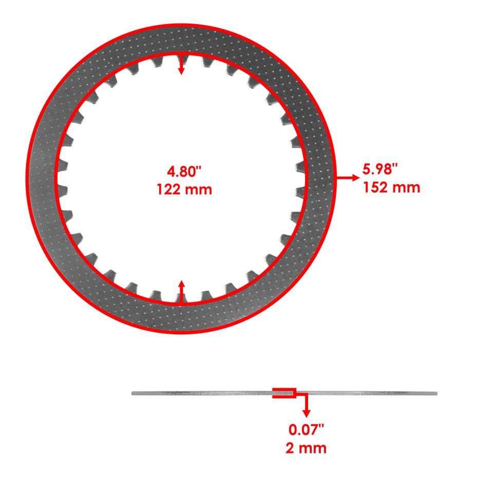 Caltric Clutch Cover Gasket For Yamaha YXZ1000R EPS & SS Models 2017-2022