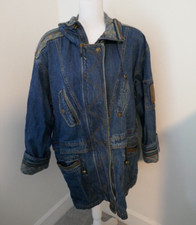 Very Rare Vintage Current Seen Brand Denim Heavy Western Barn Jacket Mens