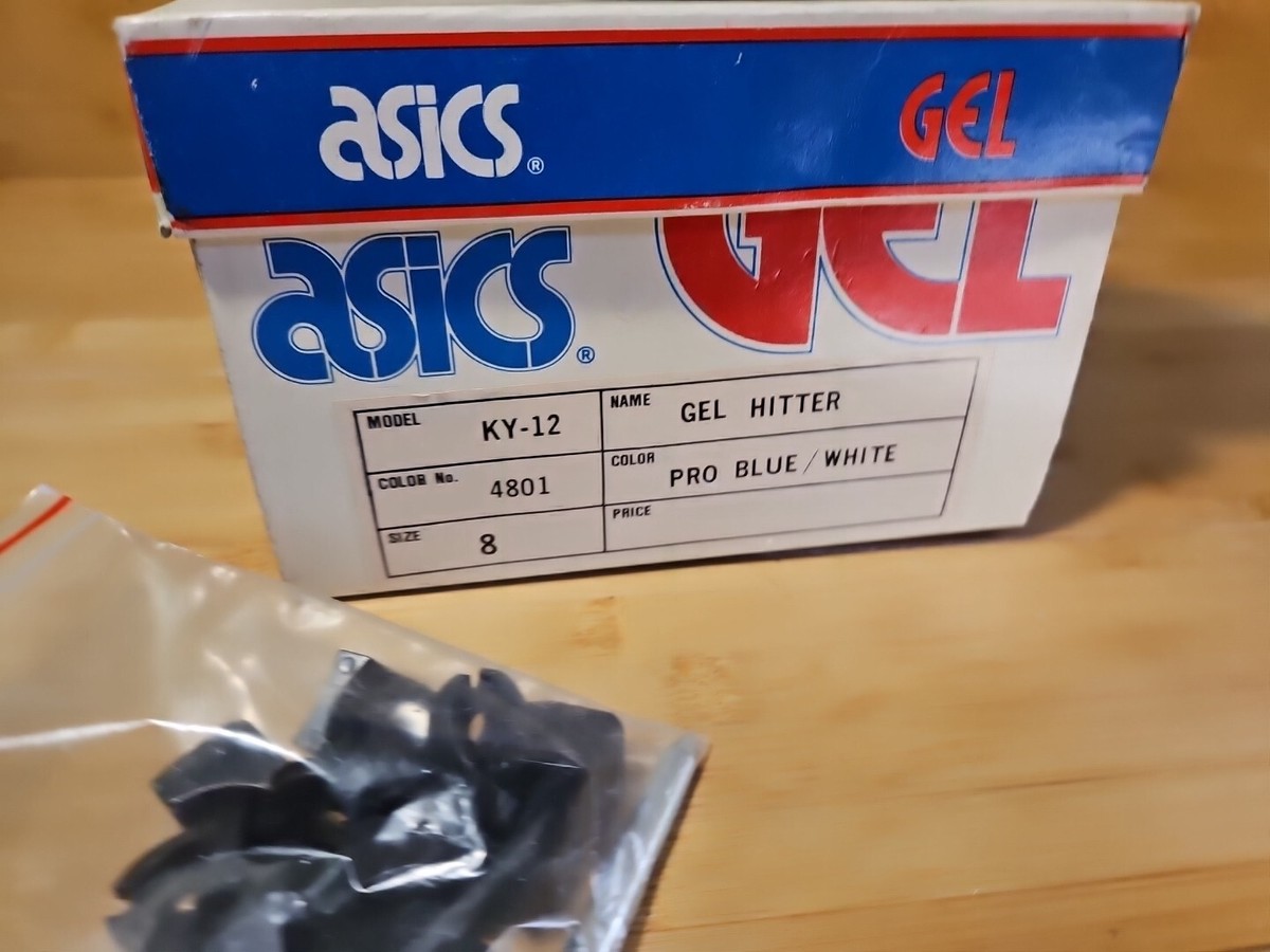 Vintage ASICS CLEATS Size 8 KY12 Gel Hitter 4801 NOS NIB Vintage ASICS CLEATS Size 8 KY12 Gel Hitter 4801 NOS NIB