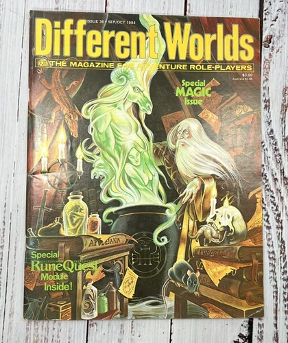 Different Worlds Magazine, Issue 36, 1984, RPG