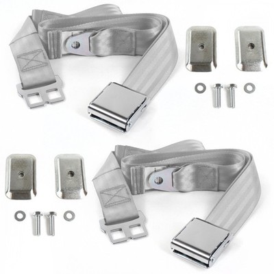 Frazer Nash 1948 - 1967 Airplane 2pt G/G Belt Kit w/Brackets-2 Belts